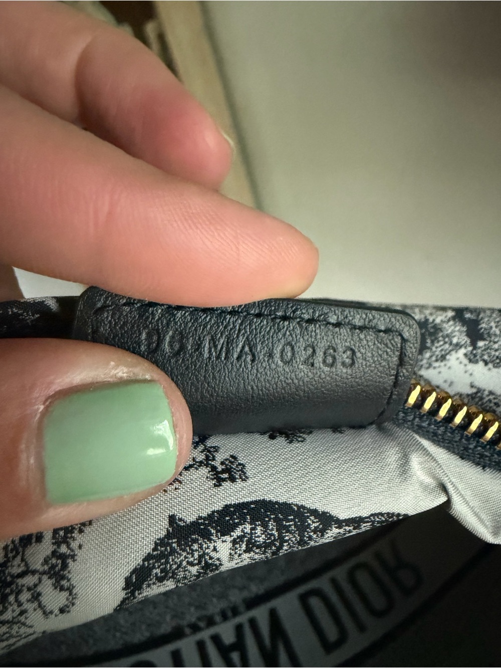 Dior Navy Toiletry Pouch - Picture 4 of 7
